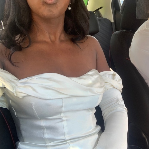 Meshki Giselle Cowl Neck Maxi Gown XS - Picture 5 of 5